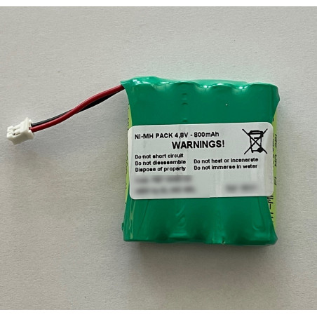 Batterie Globus 4 cellules 800mAh - Ni-MH 4.8V