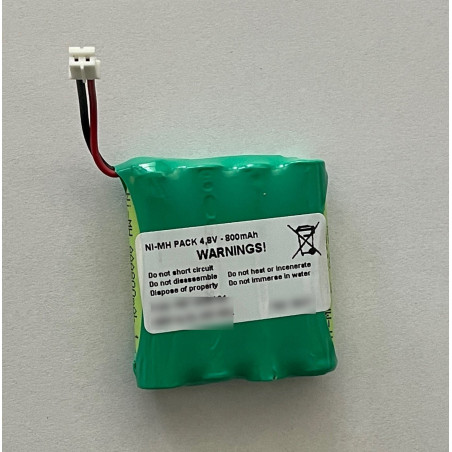 Batterie Globus 4 cellules 800mAh - Ni-MH 4.8V