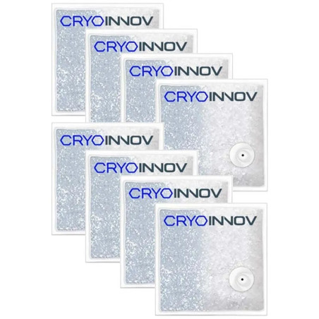 Pack de 8 compresses FirstIce® pour Cryovest® SPORT ou INDUSTRY