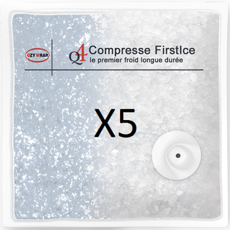 Pack de 5 compresses FirstIce® pour Cryovest® CONFORT