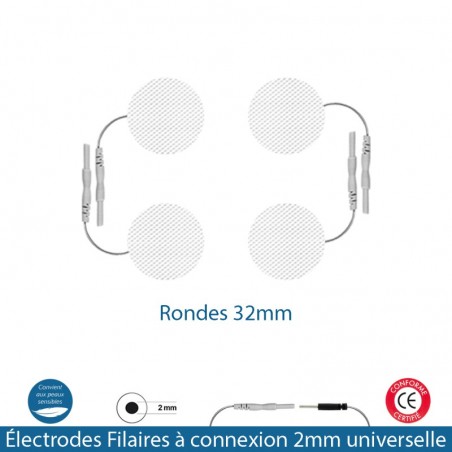 Électrodes Stimex TENS rondes 32mm 281004