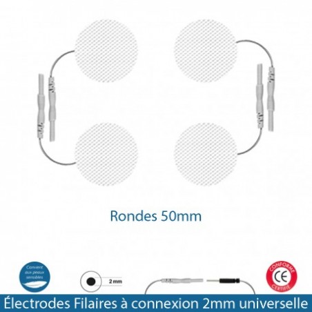 Électrodes Stimex TENS rondes 50mm 281005